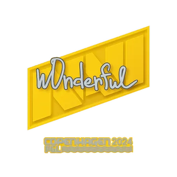 Sticker | w0nderful | Copenhagen 2024
