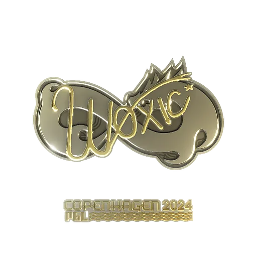 Sticker | woxic (Gold) | Copenhagen 2024