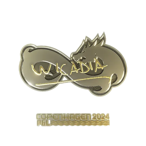 Sticker | Wicadia (Gold) | Copenhagen 2024