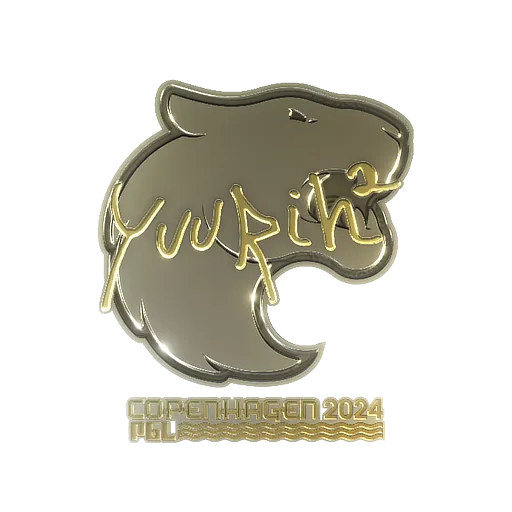 Sticker | yuurih (Gold) | Copenhagen 2024