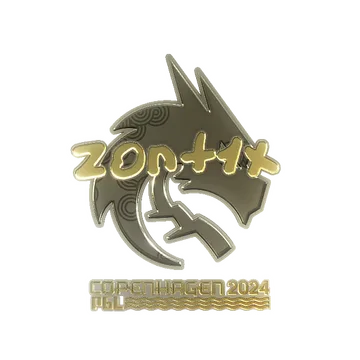 Sticker | zont1x (Gold) | Copenhagen 2024