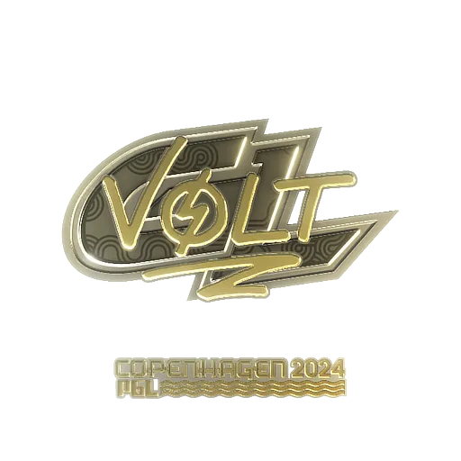 Sticker | volt (Gold) | Copenhagen 2024