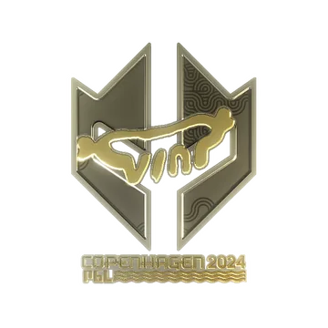 Sticker | VINI (Gold) | Copenhagen 2024