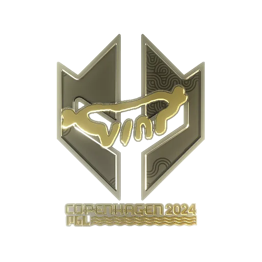 Sticker | VINI (Gold) | Copenhagen 2024