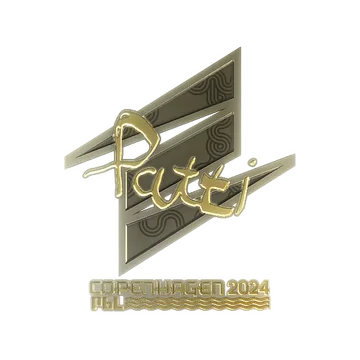 Sticker | Patti (Gold) | Copenhagen 2024