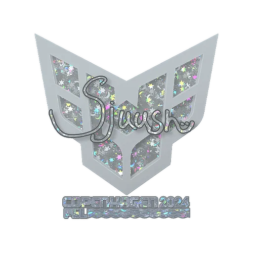 Sticker | sjuush (Glitter) | Copenhagen 2024