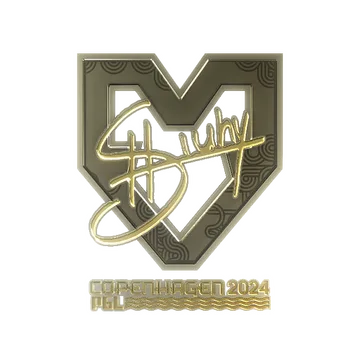 Sticker | siuhy (Gold) | Copenhagen 2024