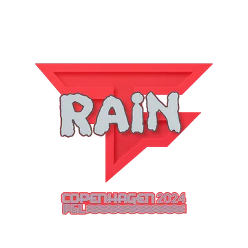 Sticker | rain | Copenhagen 2024