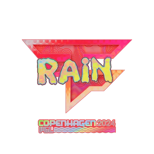 Sticker | rain (Holo) | Copenhagen 2024