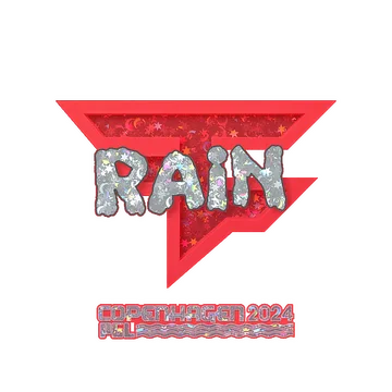 Sticker | rain (Glitter) | Copenhagen 2024