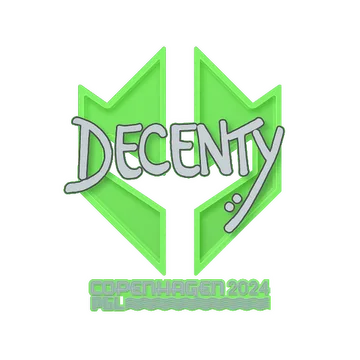 Sticker | decenty | Copenhagen 2024