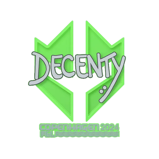 Наклейка | decenty | Копенгаген-2024