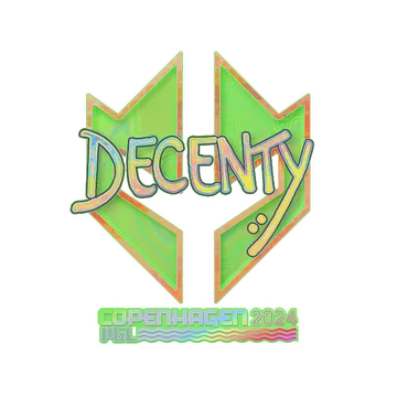 Sticker | decenty (Holo) | Copenhagen 2024
