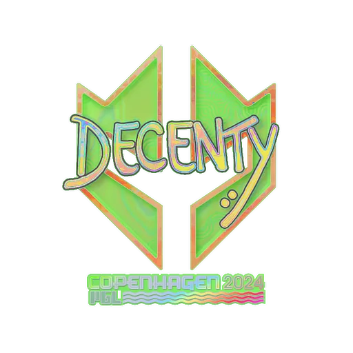 Sticker | decenty (Holo) | Copenhagen 2024