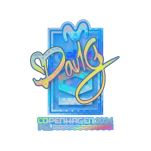 Sticker | dav1g (Holo) | Copenhagen 2024