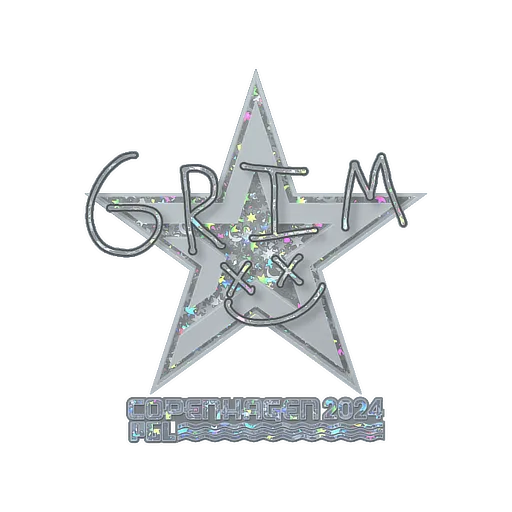 Sticker | Grim (Glitter) | Copenhagen 2024