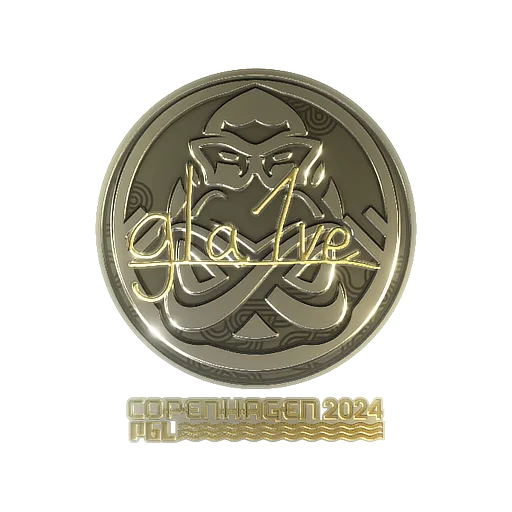 Sticker | gla1ve (Gold) | Copenhagen 2024