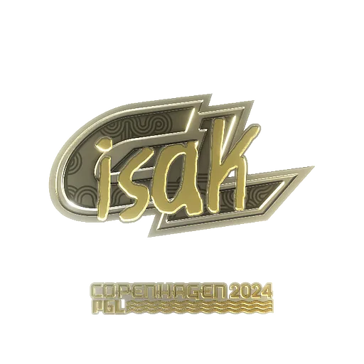 Sticker | isak (Gold) | Copenhagen 2024
