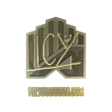 Sticker | ICY (Gold) | Copenhagen 2024