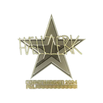 Sticker | hallzerk (Gold) | Copenhagen 2024