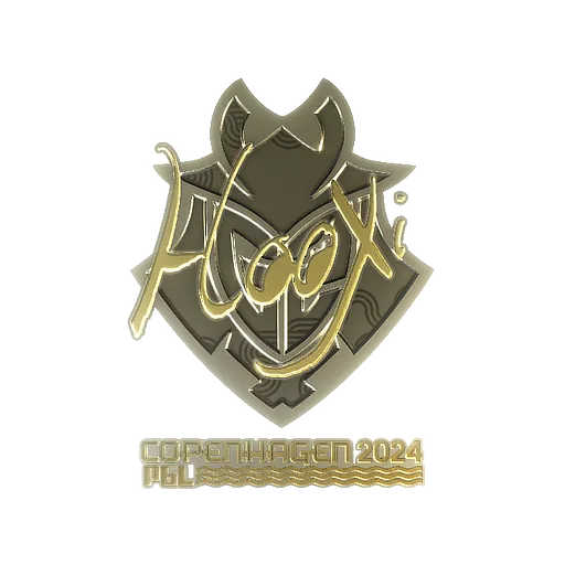 Sticker | HooXi (Gold) | Copenhagen 2024