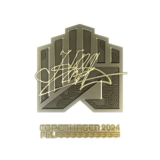 Sticker | Krad (Gold) | Copenhagen 2024