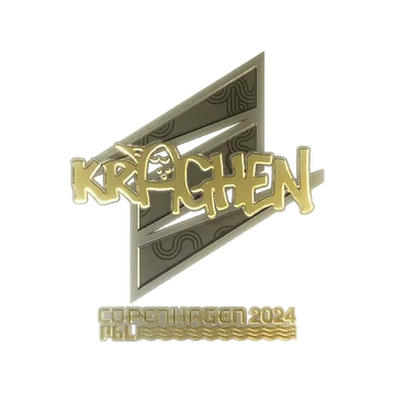 Sticker | kraghen (Gold) | Copenhagen 2024