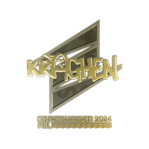 Sticker | kraghen (Gold) | Copenhagen 2024
