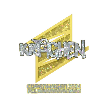 Sticker | kraghen (Glitter) | Copenhagen 2024