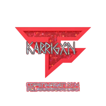 Sticker | karrigan (Glitter) | Copenhagen 2024