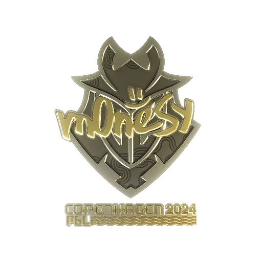 Sticker | m0NESY (Gold) | Copenhagen 2024