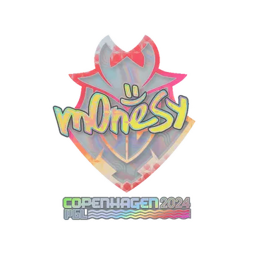 Sticker | m0NESY (Holo) | Copenhagen 2024