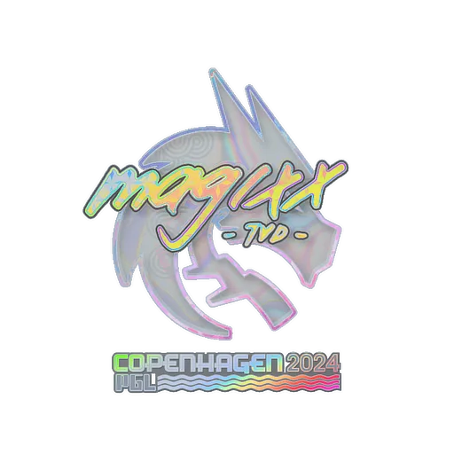 Наклейка | magixx (голографическая) | Копенгаген-2024