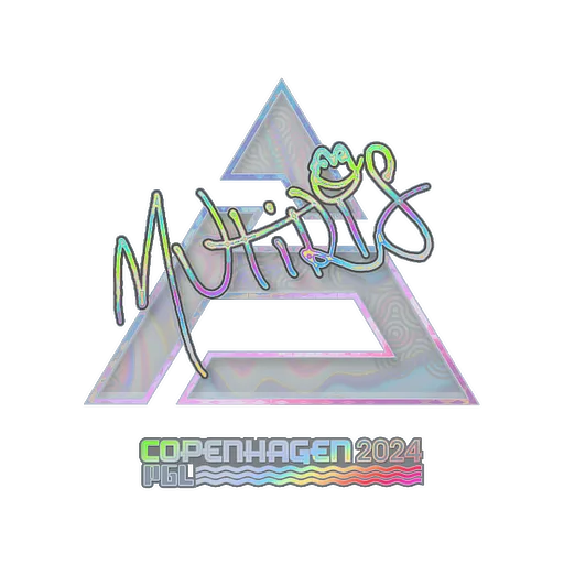 Наклейка | MUTiRiS (голографическая) | Копенгаген-2024