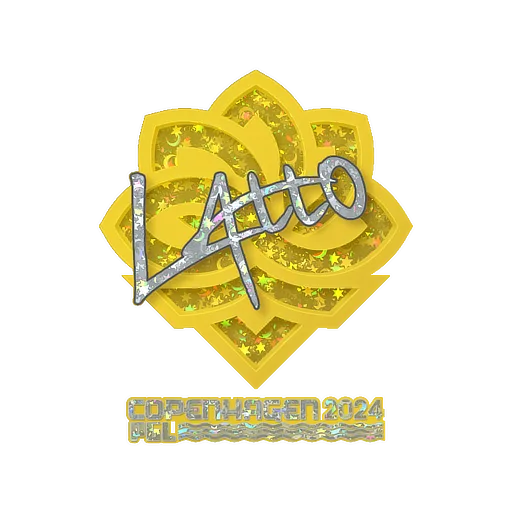 Sticker | latto (Glitter) | Copenhagen 2024