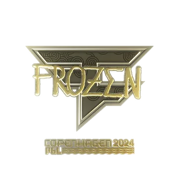 Sticker | frozen (Gold) | Copenhagen 2024