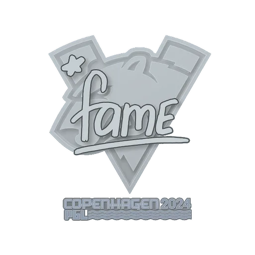 Наклейка | fame | Копенгаген-2024