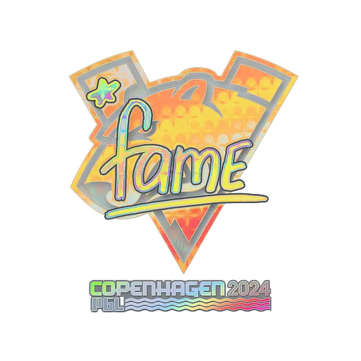 Sticker | fame (Holo) | Copenhagen 2024