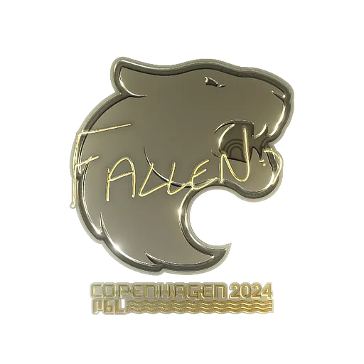 Наклейка | FalleN (золотая) | Копенгаген-2024