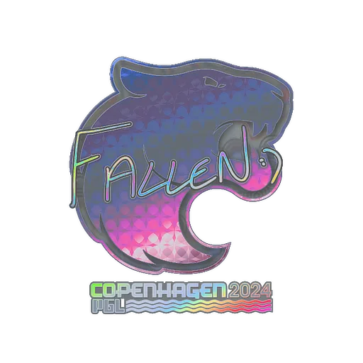 Наклейка | FalleN (голографическая) | Копенгаген-2024