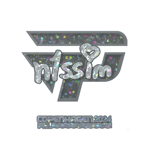 Sticker | n1ssim (Glitter) | Copenhagen 2024