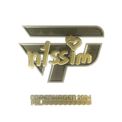 Sticker | n1ssim (Gold) | Copenhagen 2024