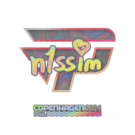 Sticker | n1ssim (Holo) | Copenhagen 2024