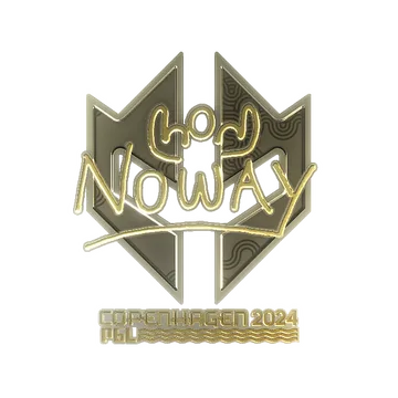 Sticker | noway (Gold) | Copenhagen 2024