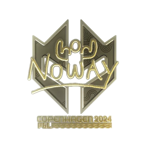Sticker | noway (Gold) | Copenhagen 2024