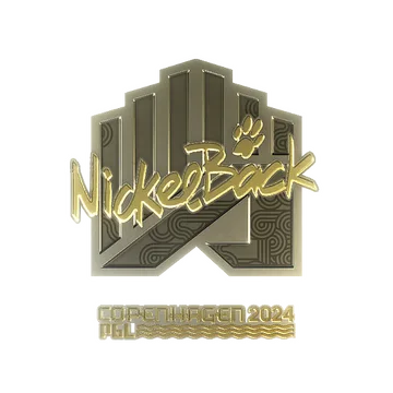 Sticker | NickelBack (Gold) | Copenhagen 2024