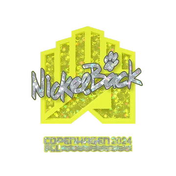 Sticker | NickelBack (Glitter) | Copenhagen 2024