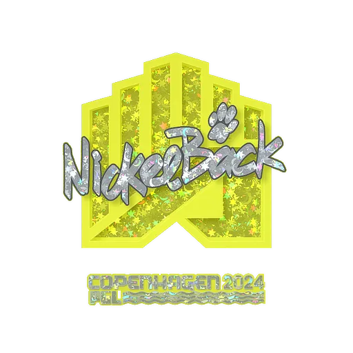 Наклейка | NickelBack (с блёстками) | Копенгаген-2024
