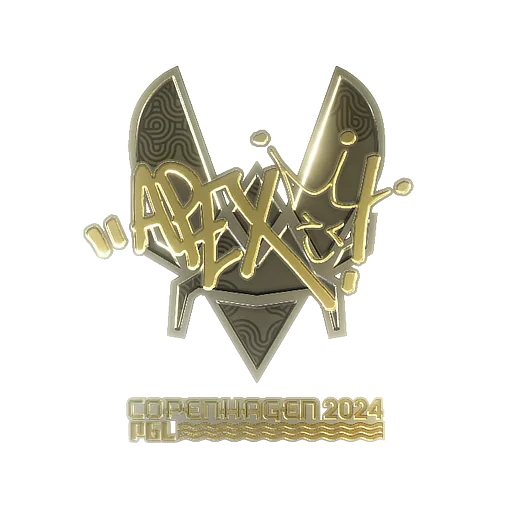 Sticker | apEX (Gold) | Copenhagen 2024