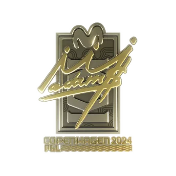 Sticker | adamS (Gold) | Copenhagen 2024